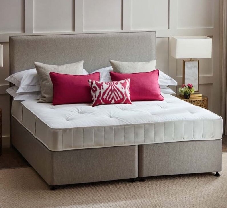 Hypnos Classic Base Divan with Faye Headboard Chalet Shop